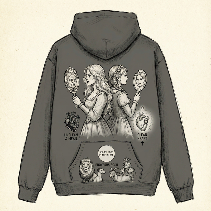 Inspiring Hoodie Design: Beauty & Heart Choices
