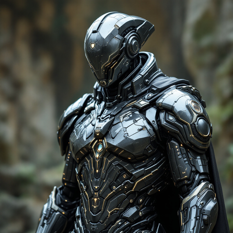 Thanagarian in Nanotech Armor - Futuristic Hero Thanagarian in Nanotech Armor - Futuristic Hero
