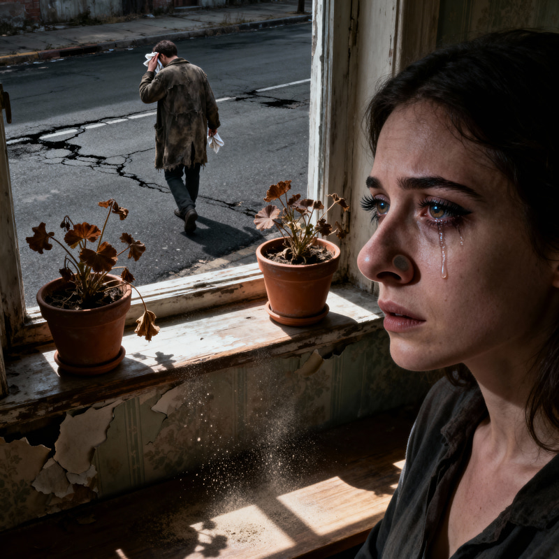 Emotional Scene from Borchert's 'Die traurigen Geranien' Emotional Scene from Borchert's 'Die traurigen Geranien'