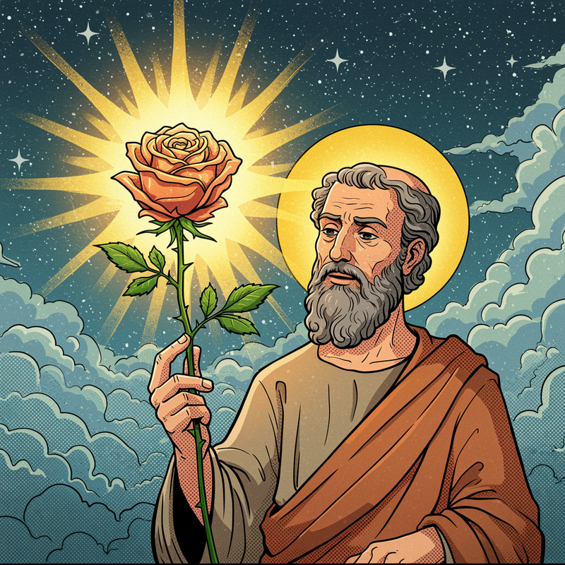 St. Paul Transformed: Thorn to Rose Cartoon St. Paul Transformed: Thorn to Rose Cartoon