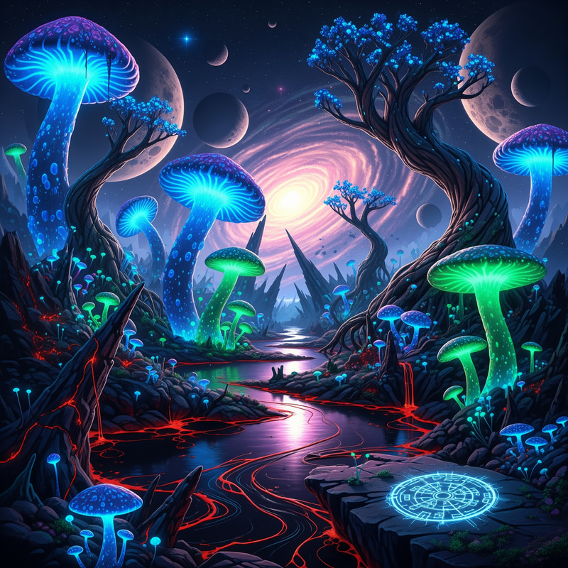 Aliens Sci-Fi Landscape for Dark Psytrance Album Aliens Sci-Fi Landscape for Dark Psytrance Album