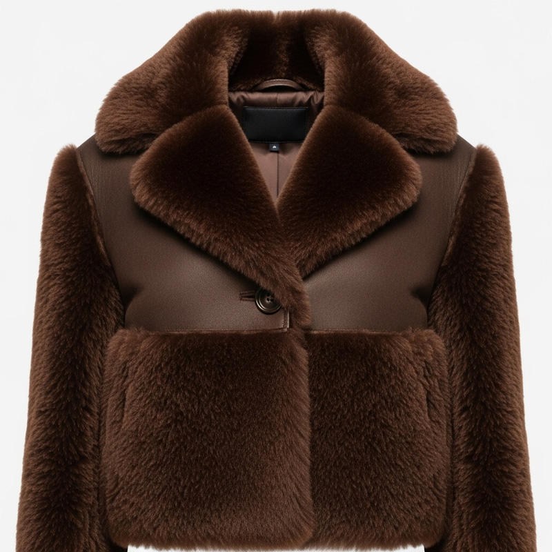 Cute Cropped Symmetrical Coat - Stylish and Chic