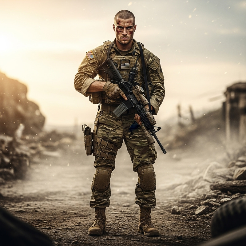 Transform Into a Military Soldier