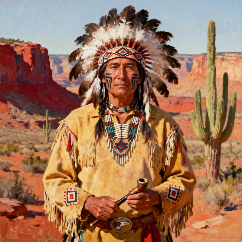 Transform Your Photo into Native American Art