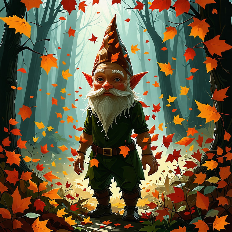 Magical Forest Gnome Art | Enchanting Fantasy Scene Magical Forest Gnome Art | Enchanting Fantasy Scene