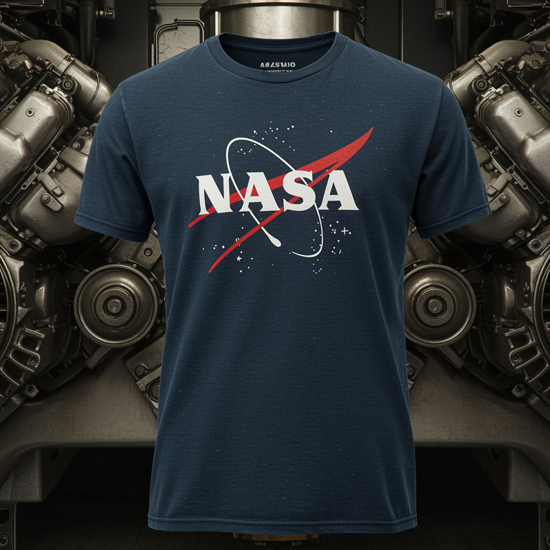 NASA Logo Diesel Engine Shirt