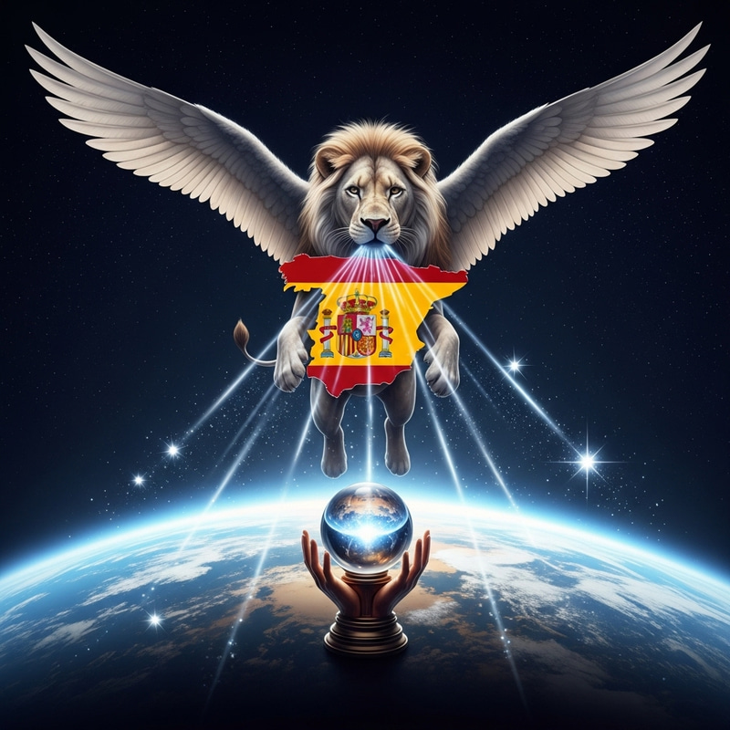 3D Fantasy Lion with Wings Over Planet 3D Fantasy Lion with Wings Over Planet