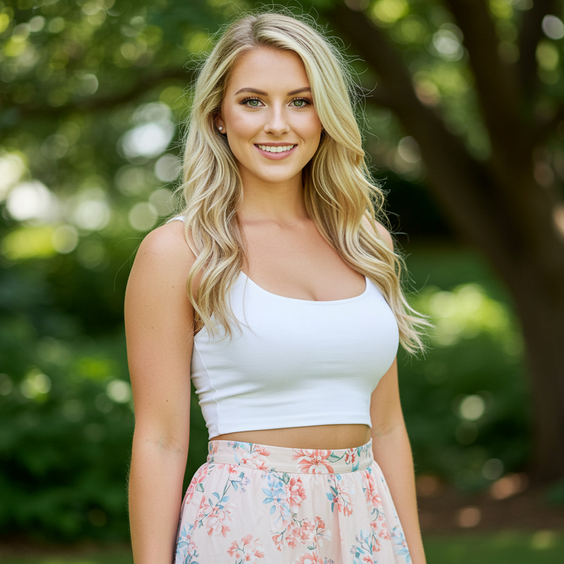 Stunning 28-Year-Old Blonde with Green Eyes Stunning 28-Year-Old Blonde with Green Eyes