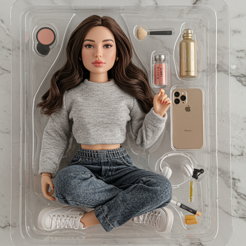 Collectible 3D Action Figure of Tatiana Collectible 3D Action Figure of Tatiana