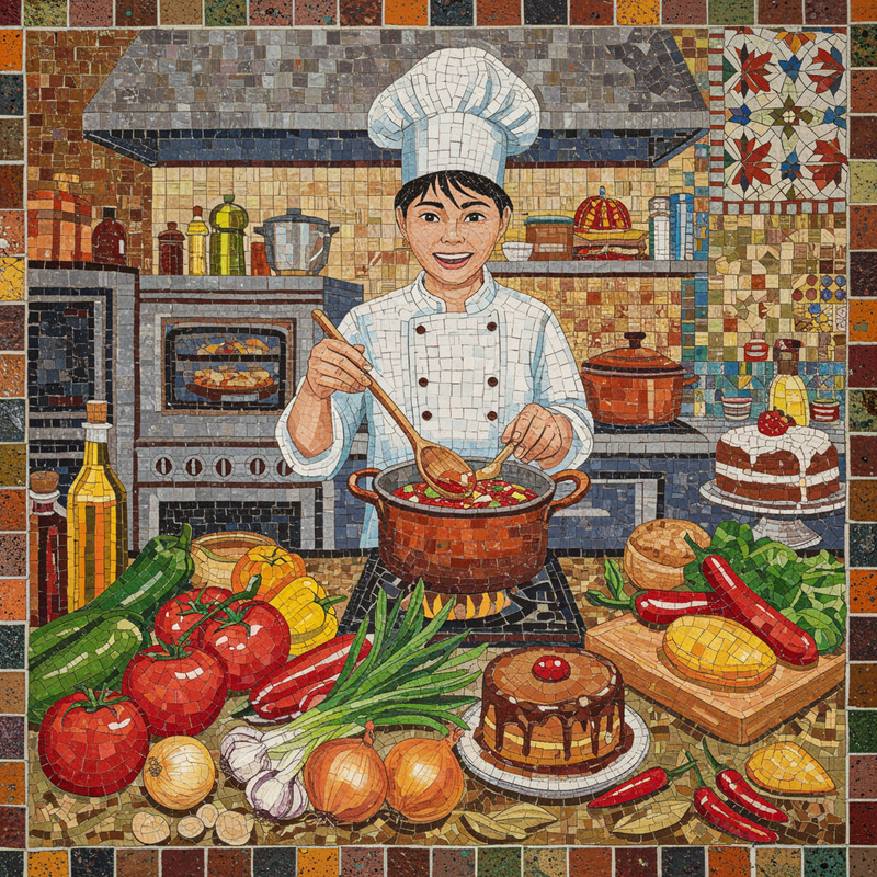 Culinary Venture Mosaic Design Inspiration Culinary Venture Mosaic Design Inspiration