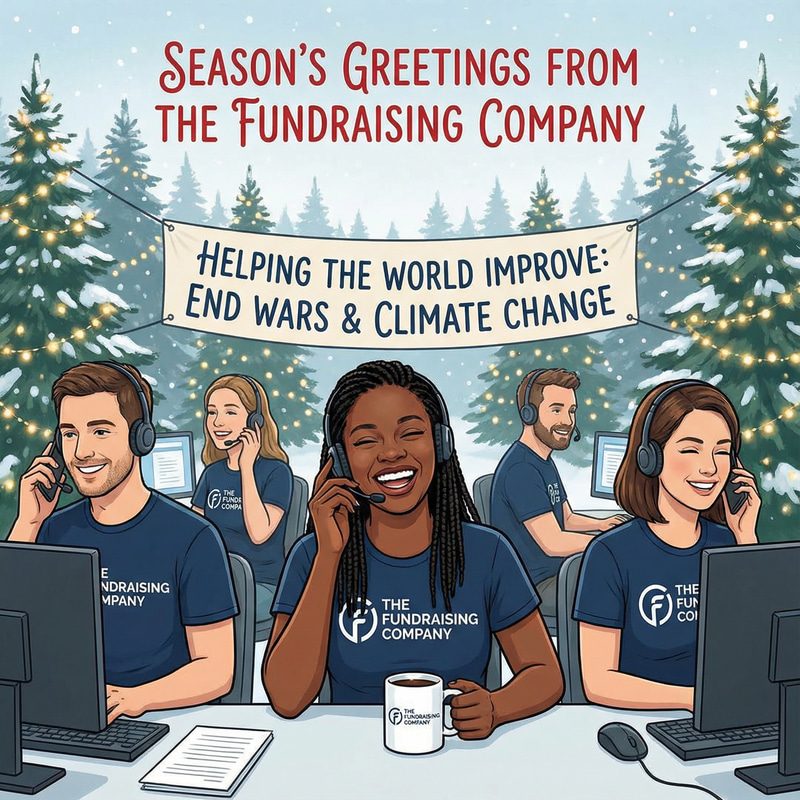 Christmas Card Design - Fundraising Company Celebration Christmas Card Design - Fundraising Company Celebration