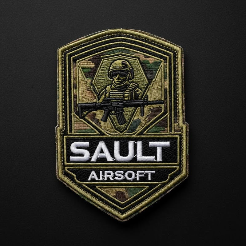Sault Airsoft Military Patch - Modern Design Sault Airsoft Military Patch - Modern Design