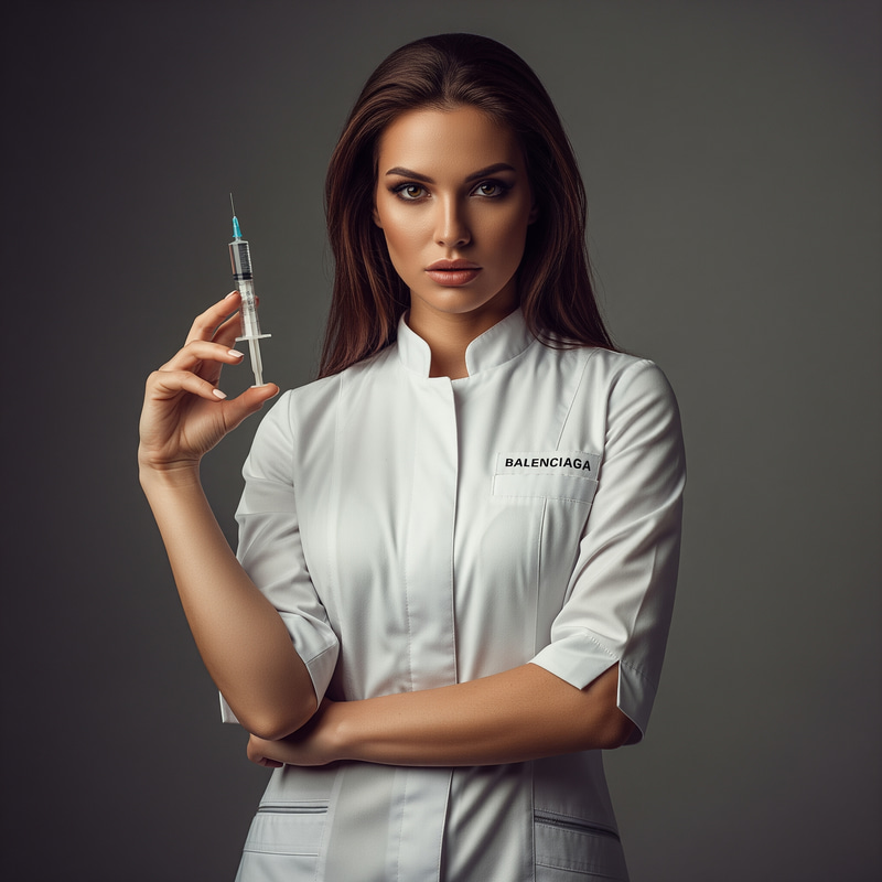 Elegant Female Cosmetologist Portrait Elegant Female Cosmetologist Portrait