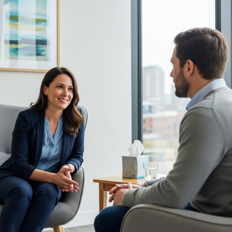 Therapist Meeting with Patient - Professional Guidance