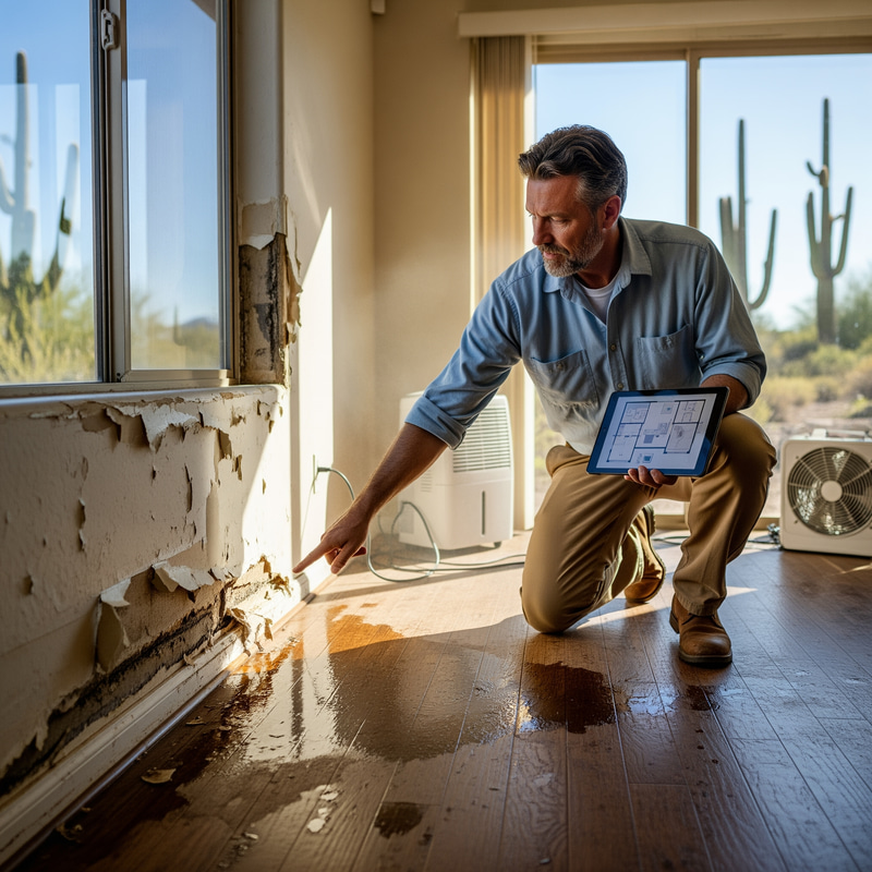 Contractor Water Damage Assessment in Phoenix, AZ Contractor Water Damage Assessment in Phoenix, AZ