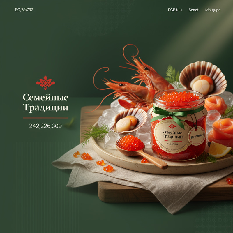 Premium Caviar & Seafood Store Slide