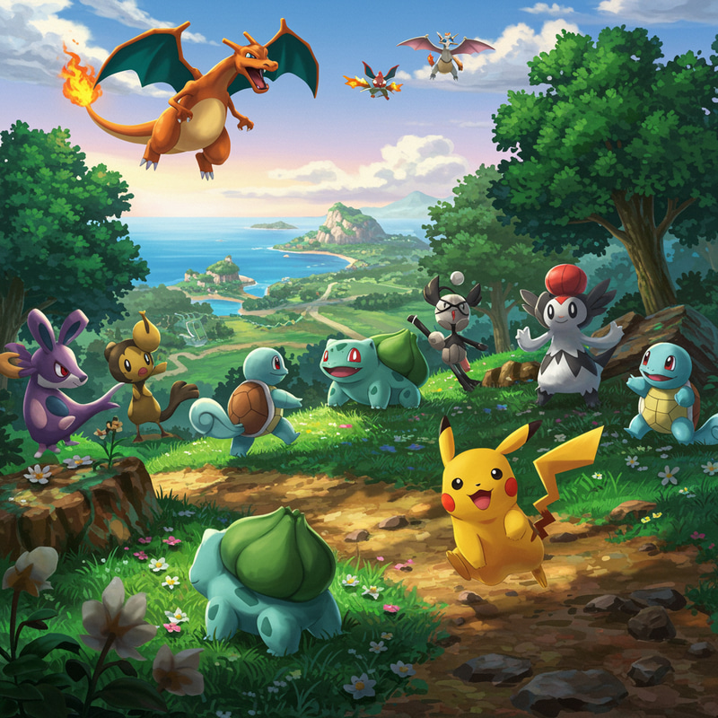 Explore the World of Pokemon: Famous Creatures Explore the World of Pokemon: Famous Creatures