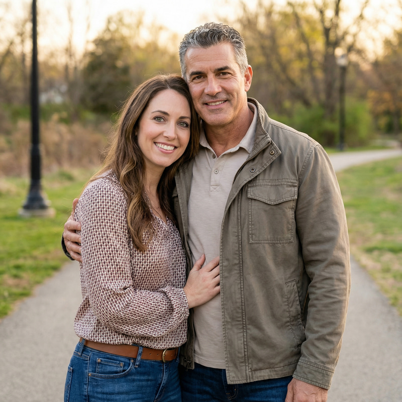 Curvy 39-Year-Old & Muscular 58-Year-Old Couple Curvy 39-Year-Old & Muscular 58-Year-Old Couple