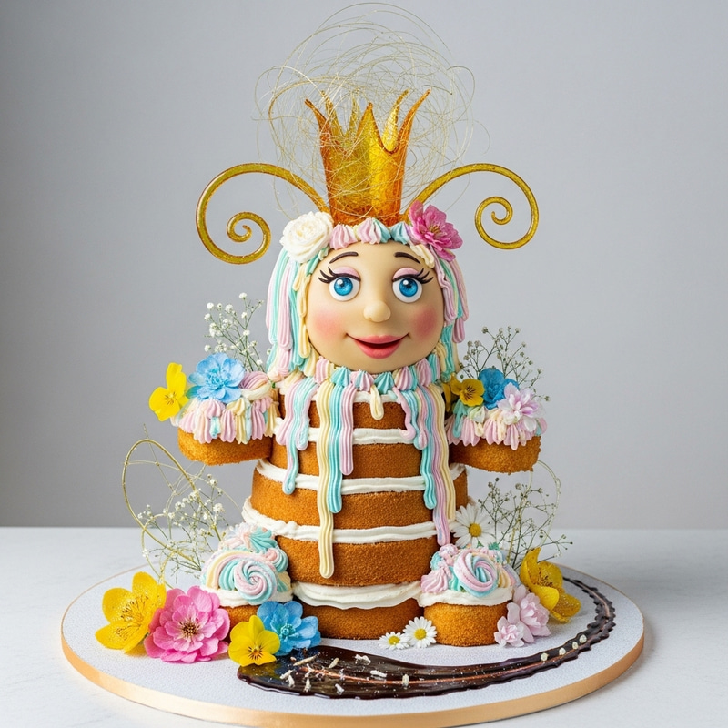 Whimsical Humodeloid Cake Design Ideas