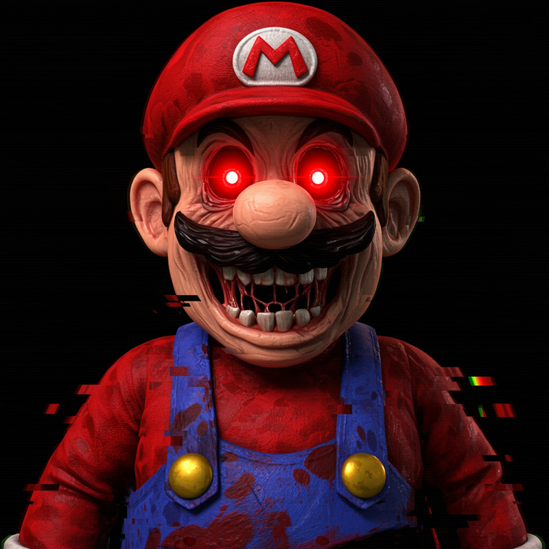 Distorted Papa Paisano: A Glitchy Transformation Distorted Papa Paisano: A Glitchy Transformation