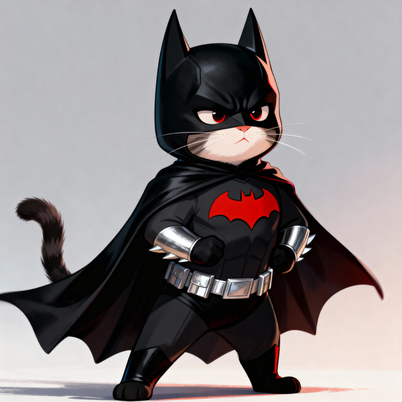 Bat-Superhero Cat Costume for Your Feline Friend Bat-Superhero Cat Costume for Your Feline Friend