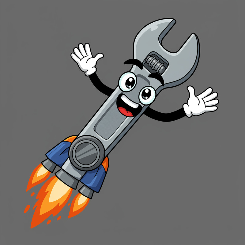 Dynamic Mascot Design for Mobile Auto Repair Ads