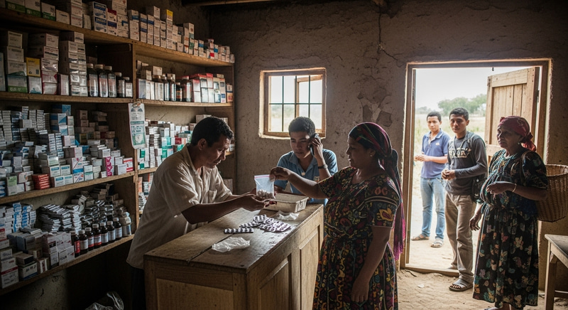 Rural Pharmacy Selling Antibiotics Over the Counter Rural Pharmacy Selling Antibiotics Over the Counter