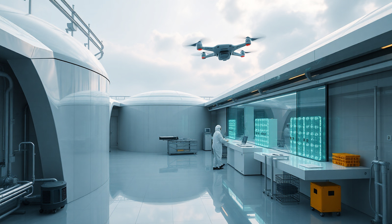 Futuristic Hydrogen Storage Facility in the UK Futuristic Hydrogen Storage Facility in the UK