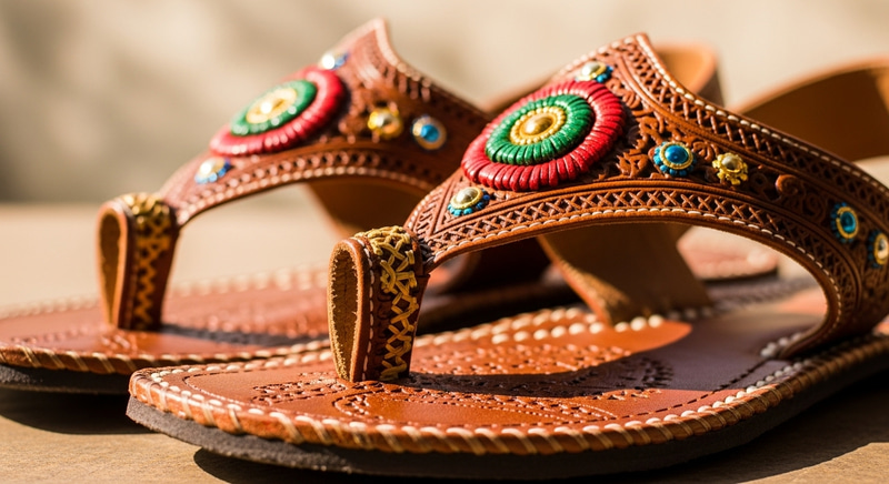Realistic Kolhapuri Chappals - Stylish Footwear Realistic Kolhapuri Chappals - Stylish Footwear