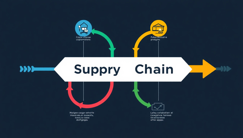 Intricate Supply Chain Diagram for Cost Reduction Intricate Supply Chain Diagram for Cost Reduction