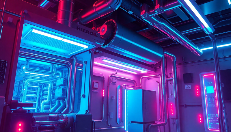 Futuristic Hydrogen HVAC System Design Futuristic Hydrogen HVAC System Design