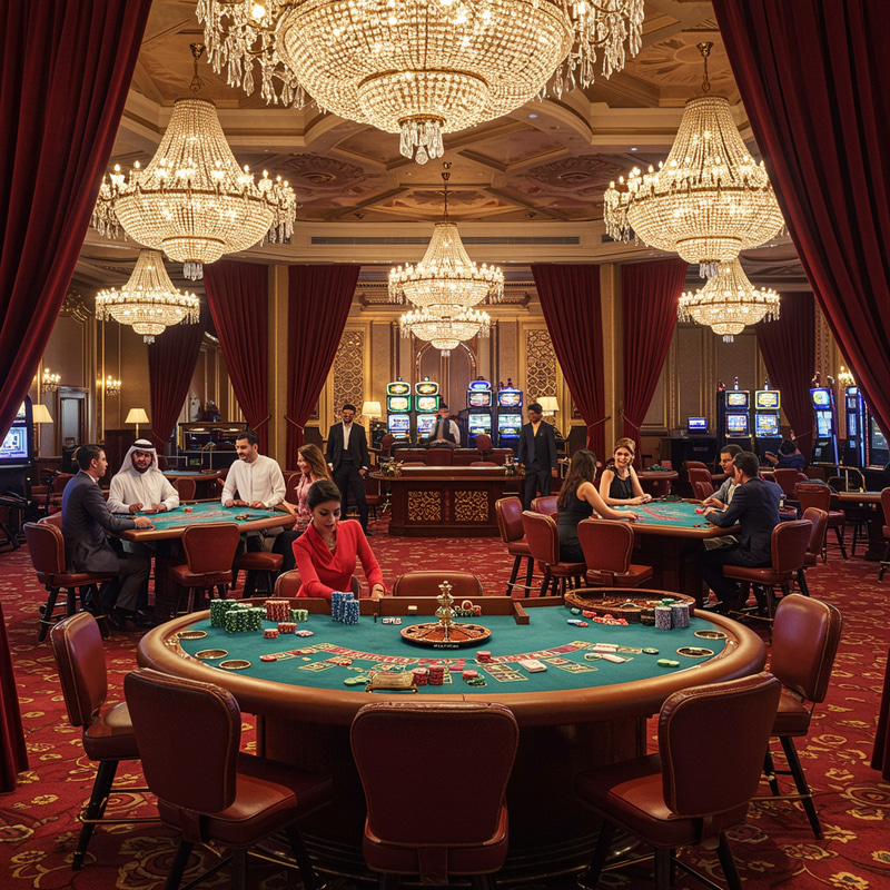 Extravagant Casino Scene Desktop Background Extravagant Casino Scene Desktop Background