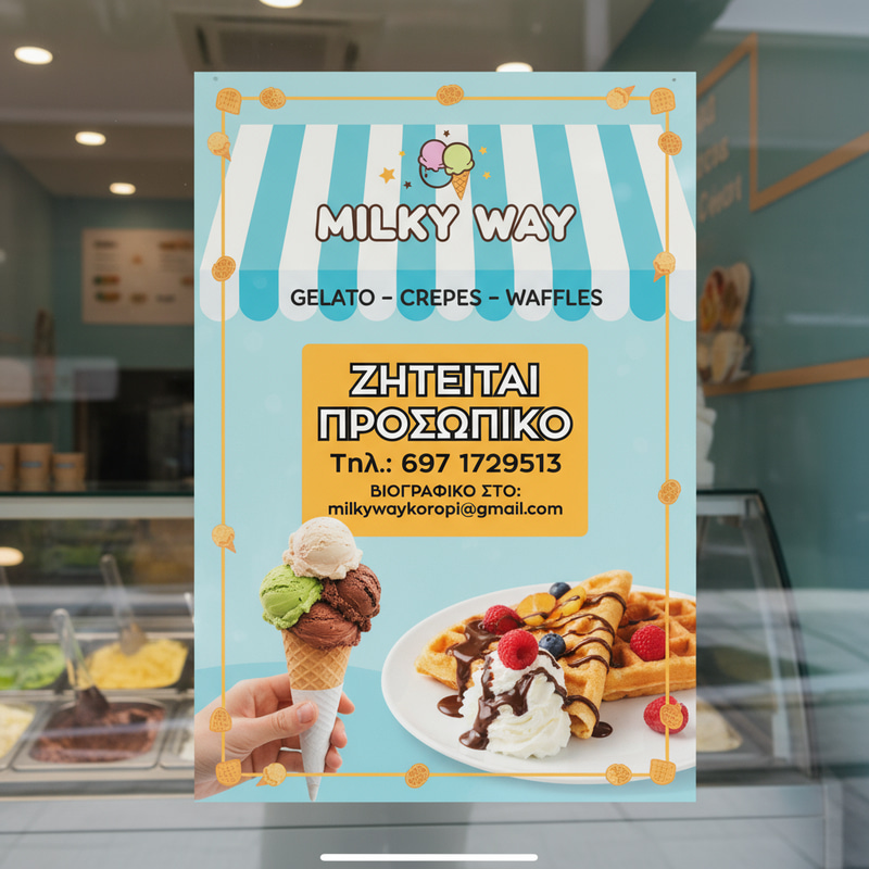 Join Our New Gelateria: Hiring Now! Join Our New Gelateria: Hiring Now!