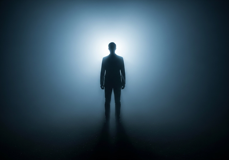 Eerie Silhouette in Fog: A Cinematic Experience Eerie Silhouette in Fog: A Cinematic Experience