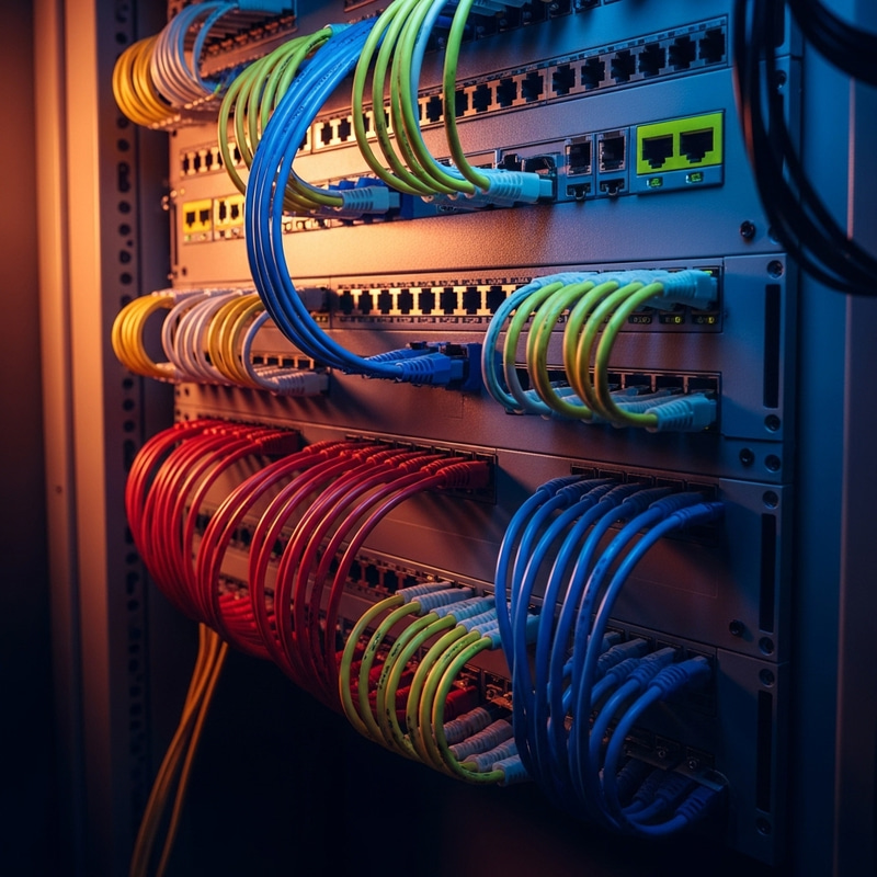 Artful Patch Panels: A Technological Masterpiece Artful Patch Panels: A Technological Masterpiece