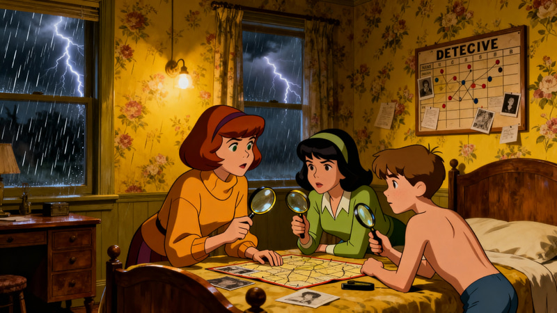 Velma and Daphne Uncover Secrets in Vintage Style Velma and Daphne Uncover Secrets in Vintage Style