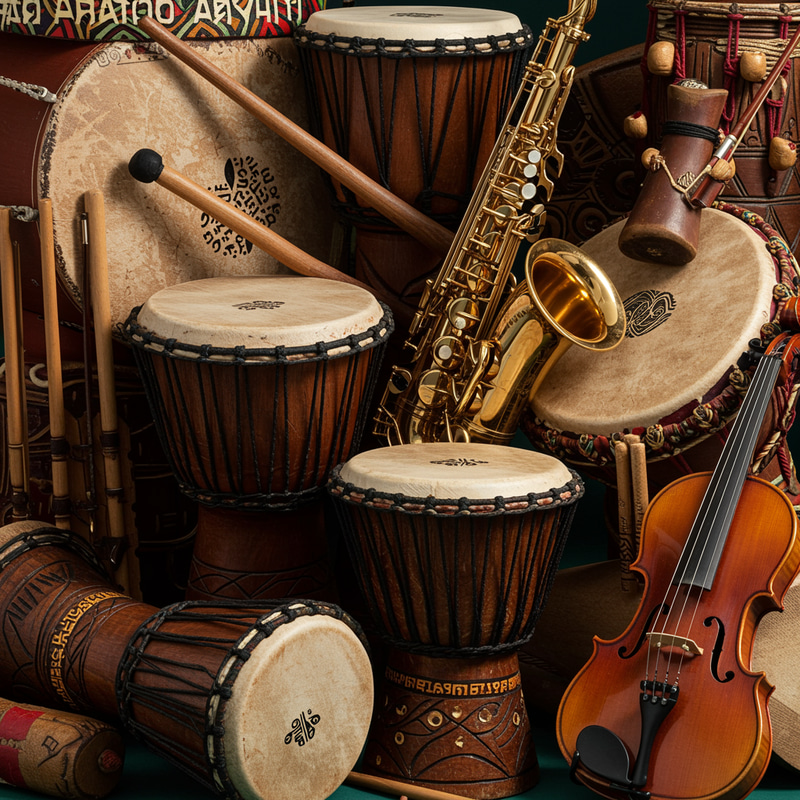 African and Western Instruments - ABATO RHYTHM African and Western Instruments - ABATO RHYTHM