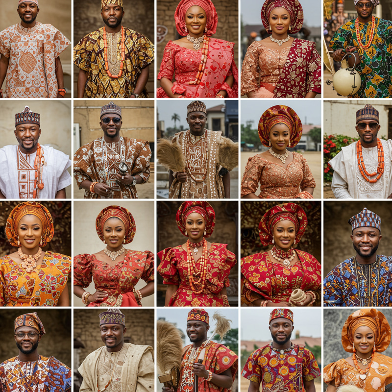 Nigerian Ethnic Groups and Their Traditional Attire