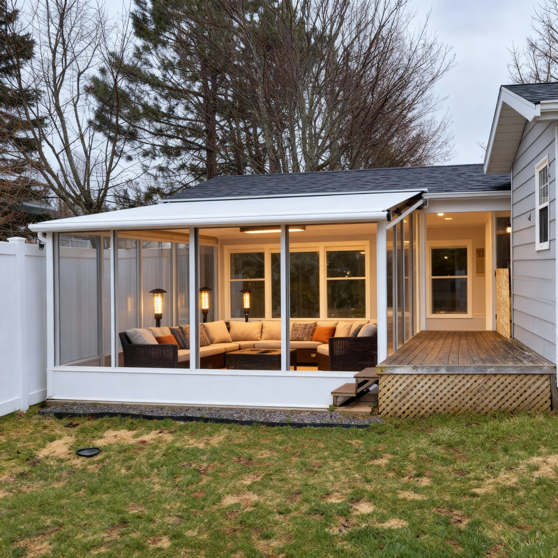 Create a Cozy Indoor Patio for 3 Seasons Create a Cozy Indoor Patio for 3 Seasons