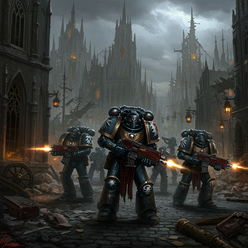 Warhammer 40k Gothic Style Art Collection Warhammer 40k Gothic Style Art Collection