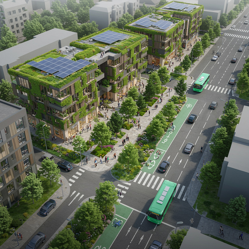 Sustainable Street Design for Bahçelerici, Ankara Sustainable Street Design for Bahçelerici, Ankara