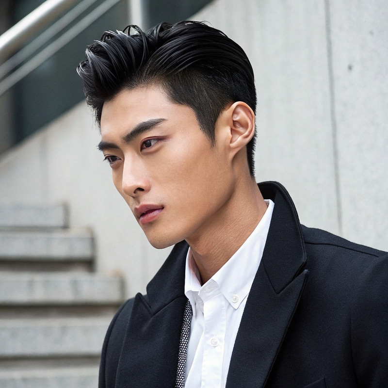 Stunning Young Korean Man - Captivating Portrait Stunning Young Korean Man - Captivating Portrait