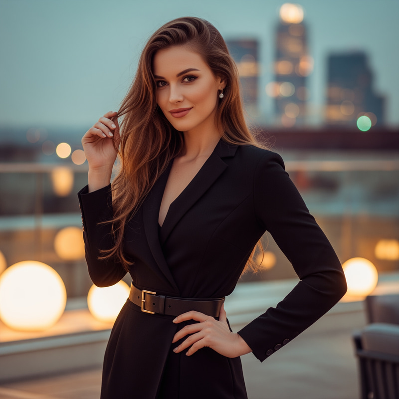 Elegant Busty Beauty - Captivating Charm Elegant Busty Beauty - Captivating Charm