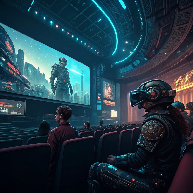 Digital Art VR: AI Cinema Experience Digital Art VR: AI Cinema Experience