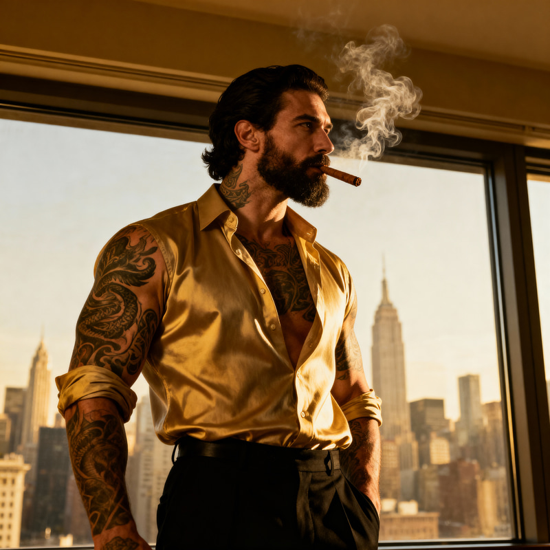 Powerful Urban Elegance: A Man and the City