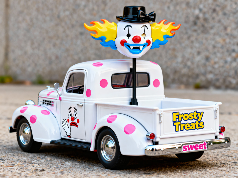 1941 Ford COE RC Car with Clown Design