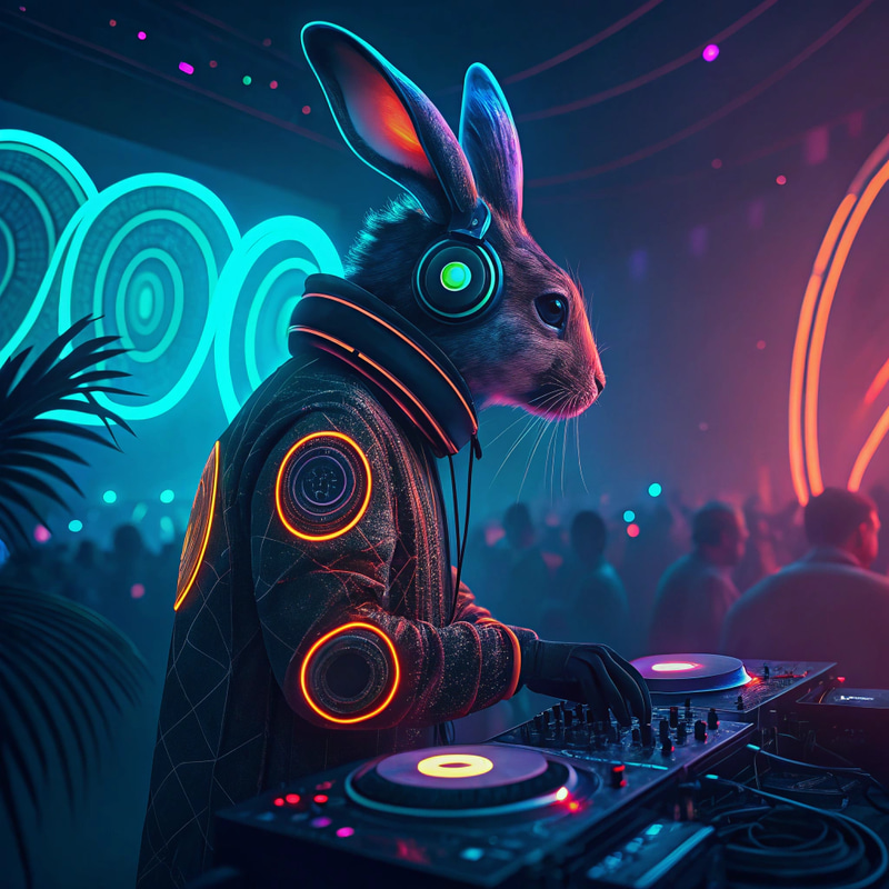 Melodic Techno Trippy Techno Rabbit DJ Vibes Melodic Techno Trippy Techno Rabbit DJ Vibes