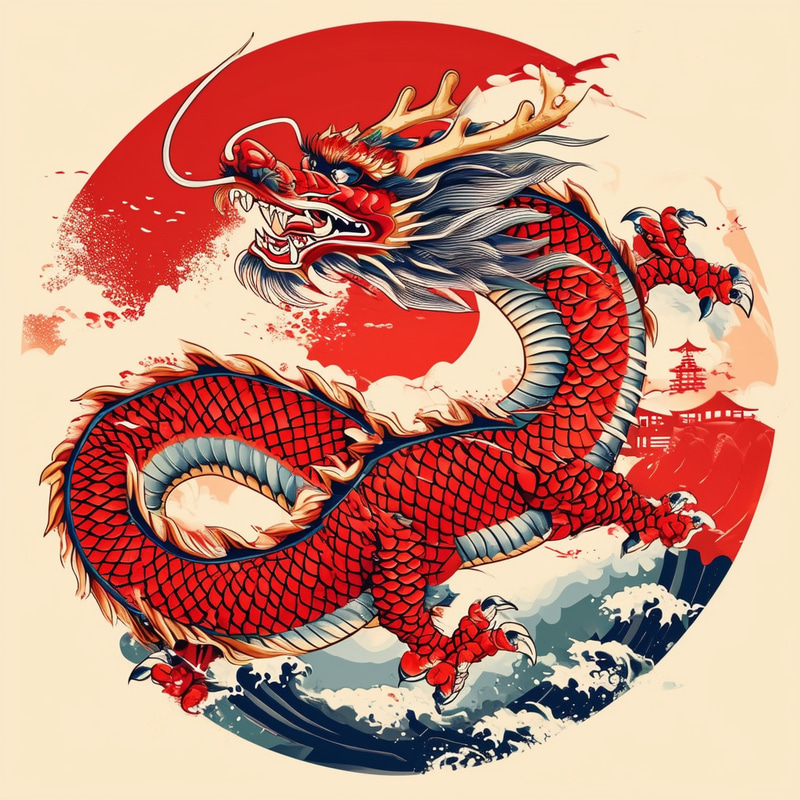 Japanese Tokyo Dragon Shirt Design Japanese Tokyo Dragon Shirt Design
