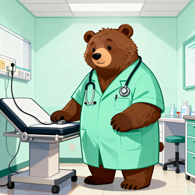 Caring Bear Doctor Ready for Your Check-Up Caring Bear Doctor Ready for Your Check-Up