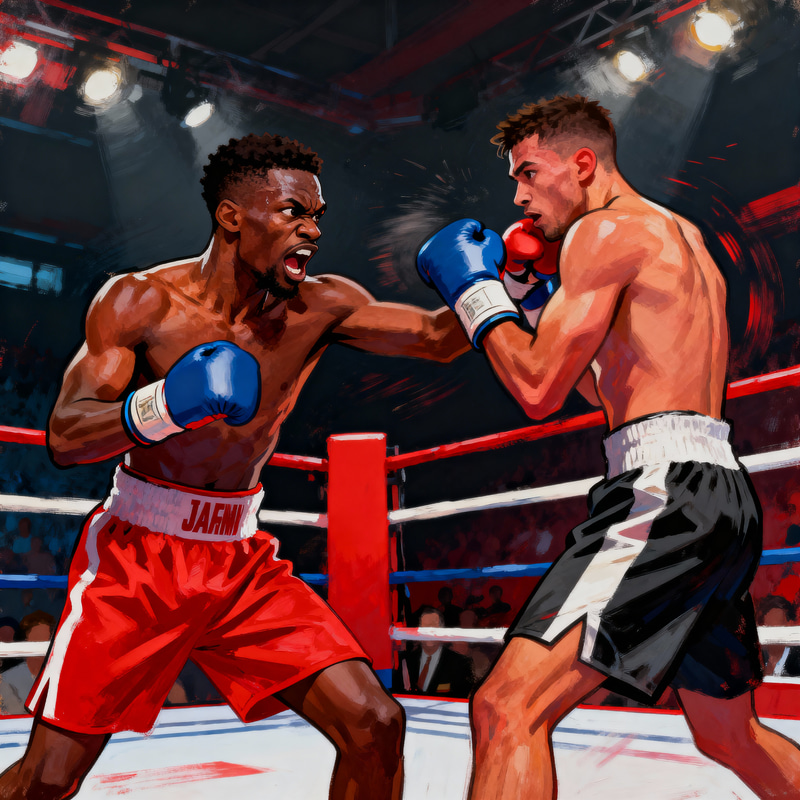 Dynamic Boxing Action with Jean Felix Akindou